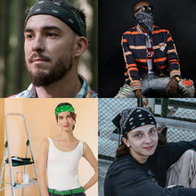 Load image into Gallery viewer, 12-Pack Bandana Headband - Light Gray